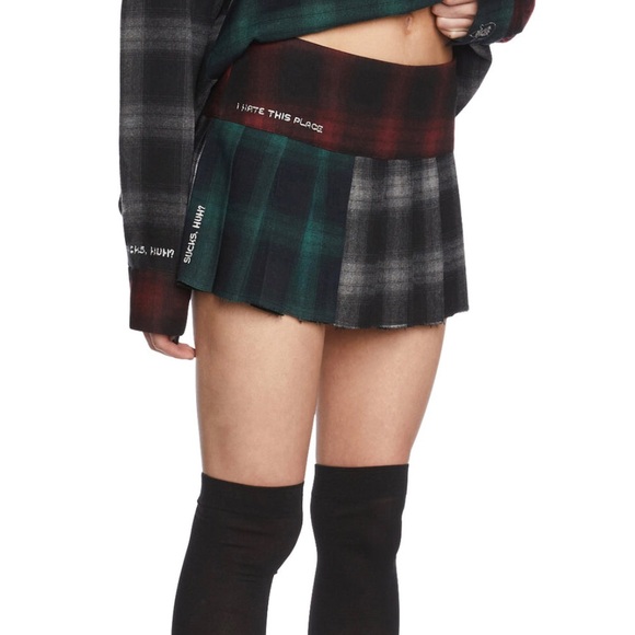 ✨🆕Dolls Kill x Daria 90s Cynic Plaid Skirt Size Small!BNWT!SOLD OUT!Sz S! - Picture 4 of 6